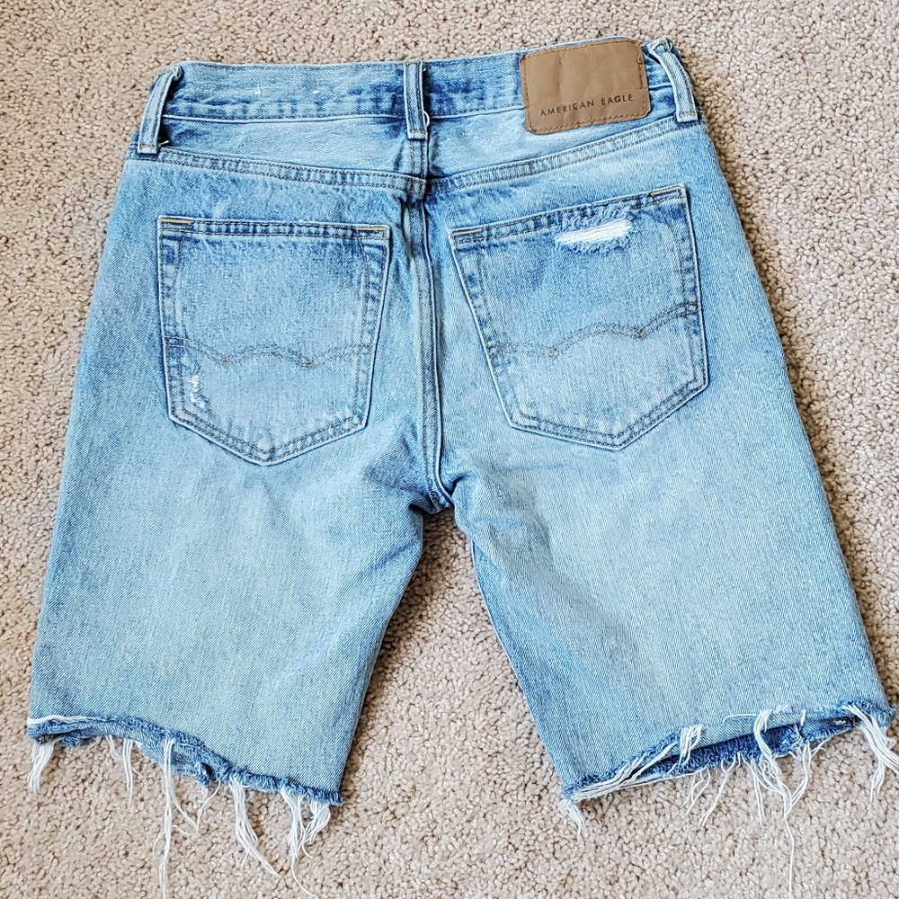 Boys Ameican Eagle slim straight denim short 26 - Picture 4 of 7